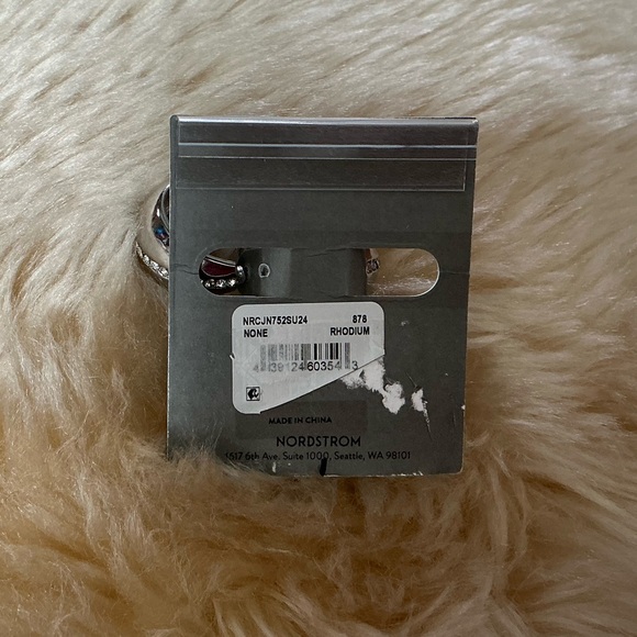 Nordstrom Rack Demi Fine Cubic Zirconia Pavé Teardrop Hoop Earrings - Picture 7 of 12